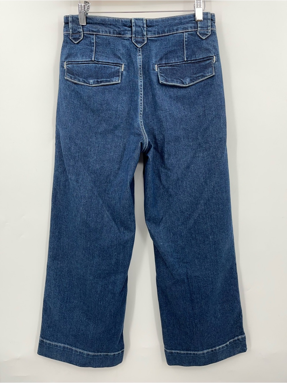 Frame Womens Utility Relaxed Wide Leg Jeans 28x25 Gabriel 0603 cropped sailor - Picture 8 of 11